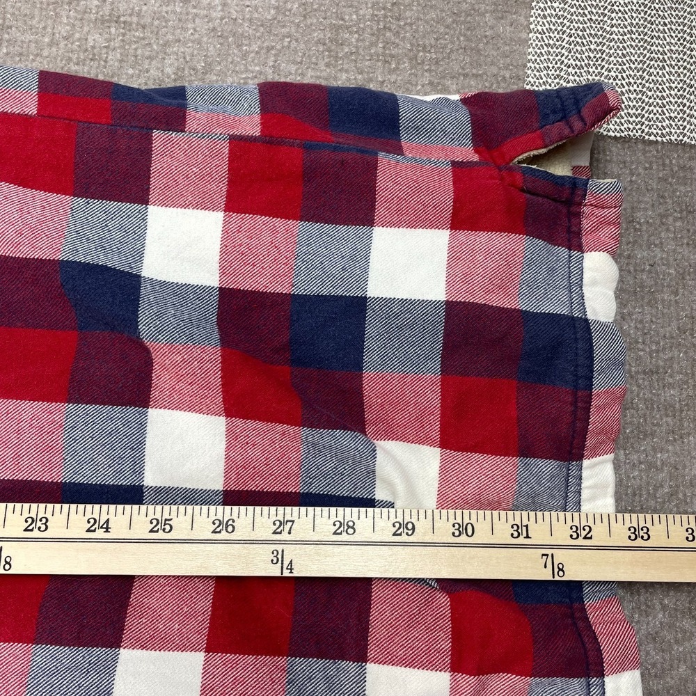 L.L. Bean Fleece-Lined Flannel Shirt Mens XL Multicolor Plaid Traditional Fit - Picture 13 of 15